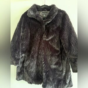 Dorothy Perkins Black Teddy Jacket Luxurious Faux Fur